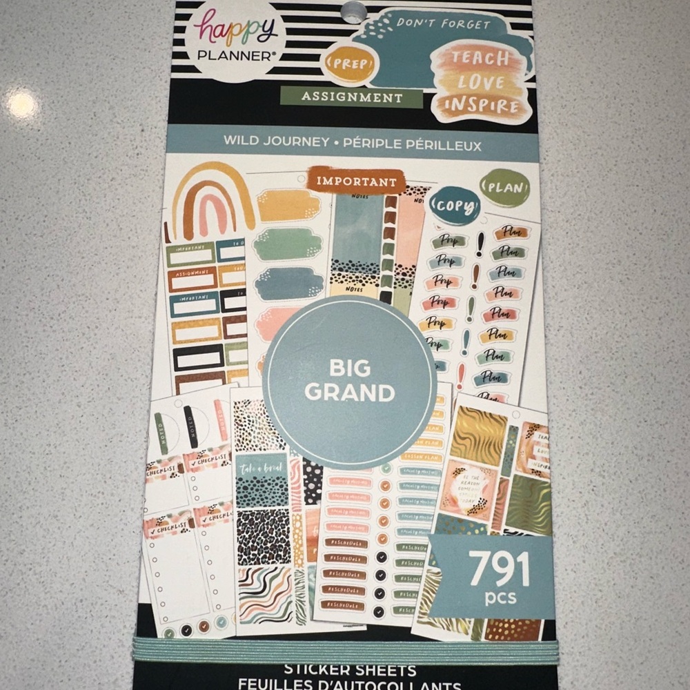 Happy Planner “Wild Journey - BIG” Sticker Book